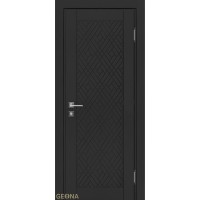 Дверь Геона Modern Avanti -1 ПГ с притвором, Эмаль черный янтарь