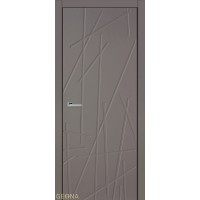 Дверь Геона Modern Avanti -8 ПГ, ПВХ-шпон, Софт капучино