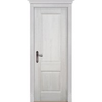 Белорусская дверь, Классик 1 ПВДГ, белая эмаль, массив дуба
