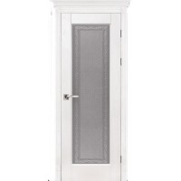 Белорусская дверь, Классик 3 ПВДО, белая эмаль, массив дуба