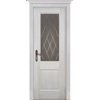 Белорусская дверь, Классик 5 ПВДО, белая эмаль, массив дуба