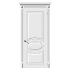 Межкомнатные двери,Межкомнатная дверь Джаз ДГ, эмаль белая