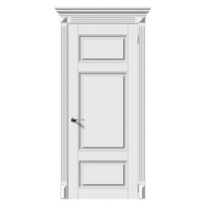 Каталог,Межкомнатная дверь Трио ДГ, эмаль белая