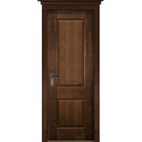 Белорусская дверь, Классик 4 ПВДГ, античный орех, массив DSW