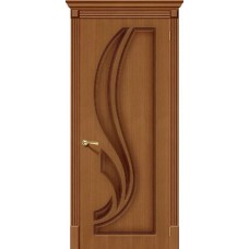 Каталог,Дверь Шпонированная Лилия ПГ орех