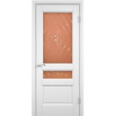 Межкомнатные двери,Ульяновские двери Готика ДО, Белый ясень