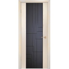 Межкомнатные двери,Ульяновские двери Лабиринт ДО, Белый ясень