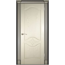 Межкомнатные двери,Ульяновская дверь, Прованс-4 ДГ, крем
