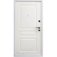 Входная металлическая дверь, Х4, Белый матовый / Белый матовый
