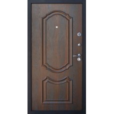 Каталог,Входная металлическая дверь Титан Мск Венеция, Черный шелк / Венге с патиной 3D