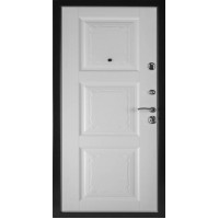 Входная металлическая дверь Орлеан, Дуб филадельфия шоколад К-1 / Софт айс