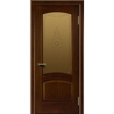 Каталог,Ульяновская шпонированная дверь, Анталия-Л ПО, Красное дерево тон 10