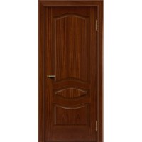 Ульяновская шпонированная дверь, Амелия ПГ, Красное дерево тон 10