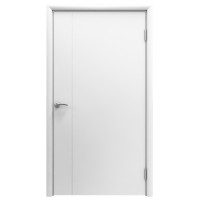 Дверь пластиковая влагостойкая 1200 мм, композитный ПВХ, цвет белый