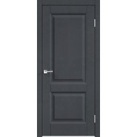 Дверь межкомнатная, Alto 6 ДГ, Экошпон soft touch, ясень графит