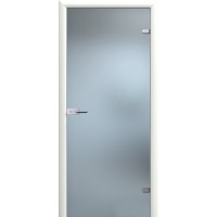 Стеклянная межкомнатная дверь Лайт с бесцветным матовым стеклом