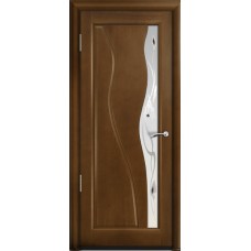 Каталог,Ульяновская дверь Ирэн, темный анегри, остекленная