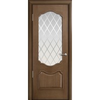 Ульяновская дверь, Милан, итальянский орех, стекло Готика