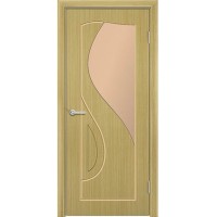 Дверь шпонированная Премьера ДО бронза, дуб