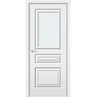 Дверь межкомнатная Б-11 ДО, эмаль, белый