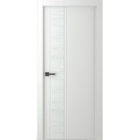Белорусская дверь Твинвуд-1 ДГ, эмаль белая