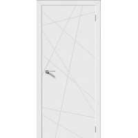 Межкомнатная дверь Линия 2 ДГ, эмаль белая