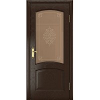 Межкомнатная дверь Ростра-2 ДО бронза, дуб коньячный