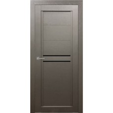 Каталог,Межкомнатная дверь Т-2 ДО черный лакобель, Renolit, серый камень
