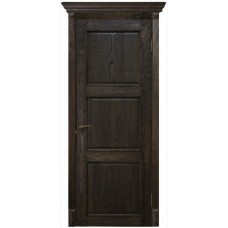 Каталог,Дверь межкомнатная БД Империал-15 ПГ, моренный дуб, массив дуба