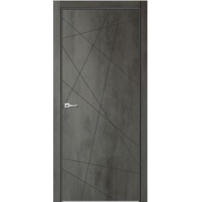 Межкомнатные двери,Дверь межкомнатная, Севилья 26, Эмалит, бетон темный