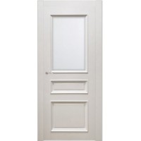 Дверь межкомнатная классическая, Стелла 3 ПГ, Эмаль тон RAL 9003