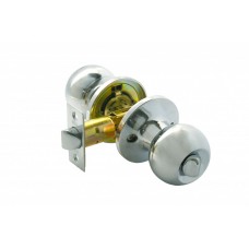 Фурнитура,Ручка-защелка для межкомнатной двери 67-03 Фиксатор WC, хром