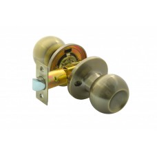 Фурнитура,Ручка-защелка для межкомнатной двери 67-05 Проходная, античная бронза