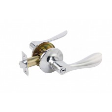 Фурнитура,Ручка-защелка для межкомнатной двери 37-03 Фиксатор WC, хром