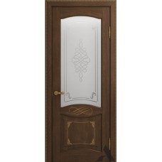 Каталог,Дверь из массива дуба VIPORTE, Венеция Декор ДО, Кофе