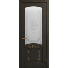 Каталог,Дверь из массива дуба VIPORTE, Венеция Декор ДО, Шоколад