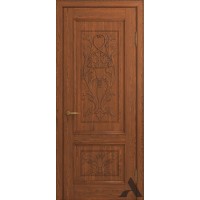 Дверь из массива дуба VIPORTE, Верона Декор ДГ, Коньяк