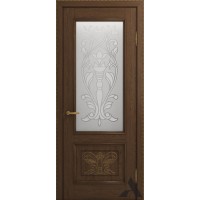 Дверь из массива дуба VIPORTE, Верона Декор ДО, Кофе