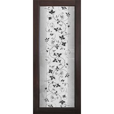 Каталог,Белорусская дверь DR, Витраж ДО, венге, массив ольхи