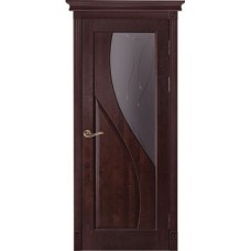 Межкомнатные двери,Дверь Ока, Даяна ДО, Махагон, массив ольхи