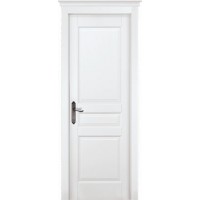Белорусская дверь, Валенсия, глухая, белая эмаль, массив ольхи