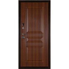 Каталог,Входная уличная металлическая дверь ДА-7, Антик медь/ Дуб рустикальный