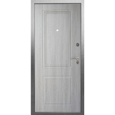 Каталог,Входная уличная металлическая дверь Абсолют Грей, Антик серебро/ Дуб грей