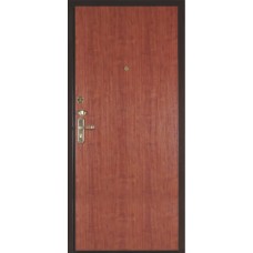 Каталог,Входная уличная металлическая дверь ЭК-1, Антик медь/ Орех итальянский