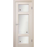 Межкомнатная дверь Сиена ДО Полоса, массив сосны, эмаль пастель