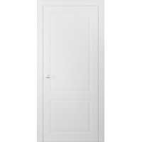Дверь межкомнатная, Классика-2 ДГ, Белая эмаль