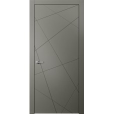 Межкомнатные двери,Дверь межкомнатная, Гео ДГ, Серая эмаль