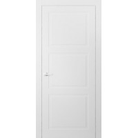 Дверь межкомнатная, Классика-33 ДГ, Белая эмаль
