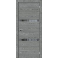 Дверь Экошпон Porta-55 4AF кромка из алюминия, West Skyline