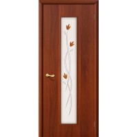 Дверь Ламинированная модель 22 Х рисунок, итальянский орех